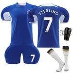 23-24 Chelsea Home Football Training Kit #7 Sterling XS