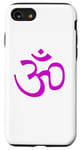 Coque pour iPhone SE (2020) / 7 / 8 Symbole Ohm Om violet simple