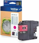 Genuine Original Brother LC125XL Magenta Printer Ink Cartridges - No Box