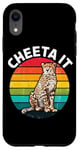 Coque pour iPhone XR Cheeta It Graphique Fast Cheetah Wildlife Runner