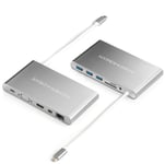 HyperDrive Ultimate USB-C Hub - Harmaa