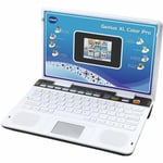 VTech - Genius XL Color Pro Bilingue Gris Argent, Ordinateur Enfant avec Écran Couleur, Souris, 90 Activités Éducatives et Évolutives, Cadeau Enfant de 6 Ans à 11 Ans - Contenu en Français et Anglais