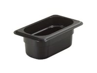 Kantine Cambro 1/9Gn 0,57L 17,6X10,8X6,5Cm Polykarbonat Sort,6 Stk/Eske