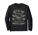 Isle Of Man Motorcycle Races Winged Wheel Vintage Manx Bike Long Sleeve T-Shirt