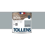 Peinture extérieure bois 2 en 1 - Ultra Résistante - Satin Tollens Gris Fenêtre - 0,5L=8m2