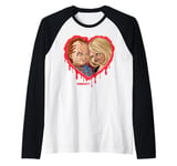 Chucky & Tiffany Bleeding Heart Raglan Baseball Tee