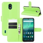 Nokia 1.3      Pu Wallet Case    [Green]