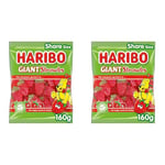 HARIBO GIANT STRAWBS (Pack of 2)