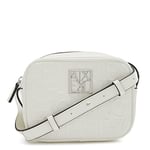 Armani Exchange Women's Emporio Armani Shoulder Bag White Camera case, One Size