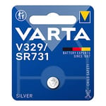 Micro Pile Bouton Silver SR73 V329 1,55 V (Blister avec 1 pièce). Dimensions compactes : Ø 7,9 x 3,1 mm. Idéale pour Les appareils électroniques et Les Montres. Énergie fiable et Durable.