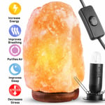 Natural Himalayan Pink Rock Salt lamp (Bulb & UK Plug Include) 3-5 KG Light Lamp