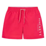 Hackett London Boy's Hackett Solid Shorts, Pink (Fuchsia), 11 Years