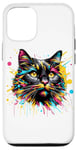 iPhone 12/12 Pro Splash Art York Chocolate Cat Case