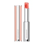 Givenchy - Rose Perfecto Baume Embellisseur De Lèvres N304 - Coral Red - Orange Cuivré - Couvrance Moyenne - Sans Paraben - 2.8 g