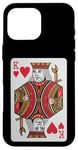 iPhone 16 Pro Max King Of Hearts Valentines Day Cool V-Day Couple Matching Case