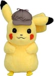 Pocket Monster Pokemon Plush Doll 1/1 Detective Pikachu Height About 40 cm