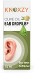 KNOXZY Olive Oil Ear Drops - Natural Hardened Ear Wax Removal  Itchy Ears 10ml