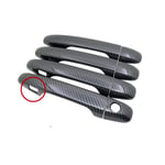 VNASKH Carbon Fiber Car Door Handle Cover Pad Sticker Overlay,For Toyota Prius XW30 30 zvw30 zvw35 2010~2015