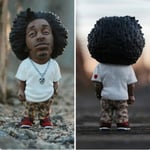 Petite Figurine Pop Rared Star,2pac Tupac,Cool Hip Hop Guy,Statue De Bureau Créative,Décor De Maison,Salon,Bureau,Biggie Butter,12cm - Type White Clothes