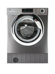 Hoover H-Wash 300 Hbwos69Tamcre Integrated 9Kg Load, 1600 Spin Washing Machine, A Rated - Anthracite - Washing Machine With Installation
