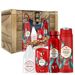 Old Spice Treasure Chest Gift Box, Father’s Day Gifts for Men, Deep Sea Deodorant Stick 50ml, Deodorant Spray 150ml, Shower Gel 250ml and Captain Aftershave 100ml