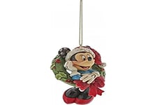 Disney Tradition- Jolie Suspension Noel Minnie Figurine, A30356, Multicolor, Extra Large