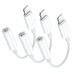 Lightning till 3,5 mm hörlursadapter - 3-pack