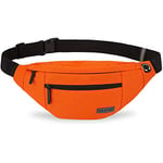 MAXTOP Sac Banane Homme Femme Sac Banane Unisexe avec Prise Casque et Poches à 4 Fermetures à glissière Ceinture réglable pour la randonnée d'entraînement en Plein air