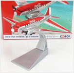 CORGI CC30016 Douglas - Dakota DC-3 Airplane Coca-Cola 1941 - Red Blanc Argent