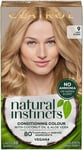 CLAIROL NATURAL INSTINCTS HAIR COLOR DYE NO AMMONIA 9 LIGHT BLONDE NEW