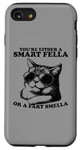 Coque pour iPhone SE (2020) / 7 / 8 Lunettes de soleil rétro Smart Fella Cat Graphic