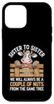 Coque pour iPhone 12 mini Sister to Sister We will Aways Be A Couple of Nuts