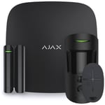 Kit d'alarme Ajax HUB2 (gsm + Ethernet) noire, avec fonction levée de doute