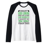 Good Looking Radio Broadcaster and Radio Reporter Raglan Baseball Tee