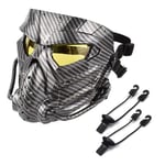 Masque de protection tactique – Masque de sécurité intégral pour Halloween, paintball, cosplay, fête, jeux de tir à pistolet