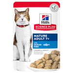 9 + 3 på köpet! 12 x 85 g Hill's Science Plan kattmat - Mature Adult: Ocean Fish