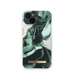 Ideal of Sweden iPhone 13 Skal Fashion Case Golden Olive Marble