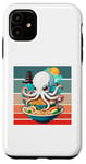 iPhone 11 Octopus Ramen Japanese food pagoda playful cute Sea bowl Case