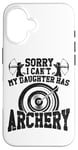 iPhone 16 Archery Bow Archer Mom Mother Vintage Sorry I Can't My Case