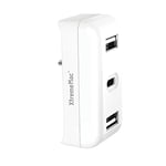 Xtrememac Adaptateur Compact et Intelligent - Transforme votre Alimentation en Hub de Charge avec 2 Ports USB-A, Accessoires MacBook et MacBook Pro - Blanc