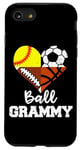 iPhone SE (2020) / 7 / 8 Ball Grammy Soccer Football Softball Basketball Grammy Heart Case