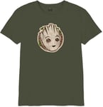 Marvel « I am Groot Poster » BOIAMGMTS008 T-Shirt Garçon, Kaki, Taille 06 Ans