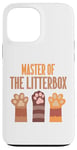 iPhone 13 Pro Max Master of the Litterbox Cat Dad Case