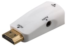 HDMI till VGA-adapter med stöd för ljud