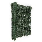 blumfeldt Fency Dark Ivy - Clôture Brise-Vue en Imitation Lierre de 300x150 cm pour Balcon, terrasse, Jardin - Vert foncé