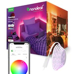 Nanoleaf Matter Essentials Lightstrip Starter Kit, 5M Smart RGBW LED Strip Light - Matter over Thread, Bluetooth Colour Changing LED Strip, Works with Google Apple, Room Decor & Gaming