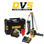 DeWalt DCE089D1R Cordless 10.8V Self Level 360° Multi Red Laser, Tripod & Dctr