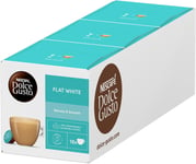 NESCAFÉ Dolce Gusto Flat White Coffee Pods - total of 48 Coffee Capsules - Cr...