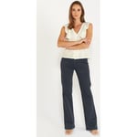 Pantalon Le Temps des Cerises  Pantalon flare joelle bleu nuit