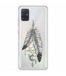 Coque Galaxy S20 PLUS plumes dreamcatcher transparent